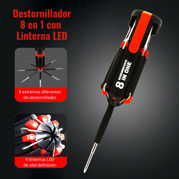 DESTORNILLADOR 8 EN 1