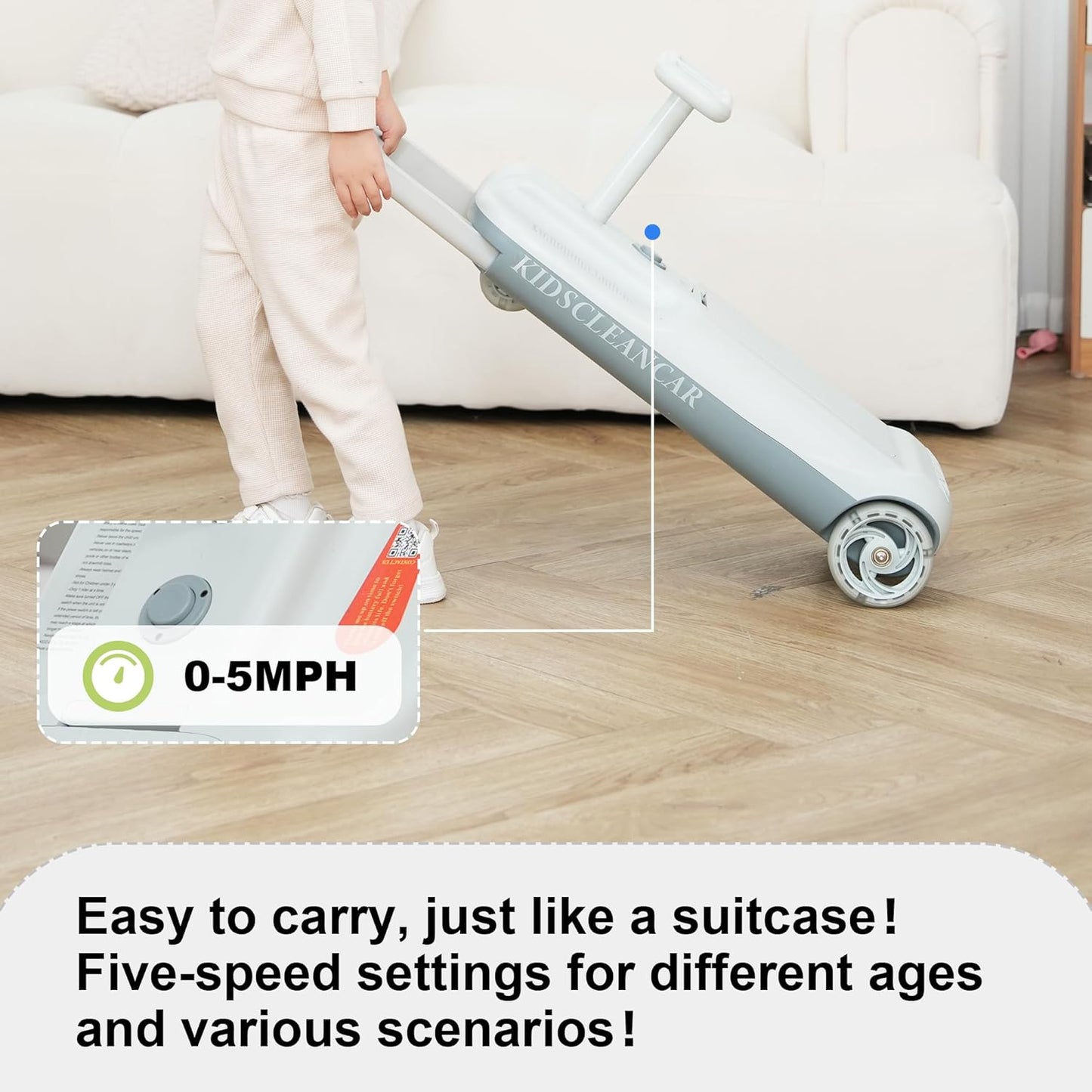 CARCLEENER DE 12V AUTO PARA NIÑOS-DIVERSION Y LIMPIEZA