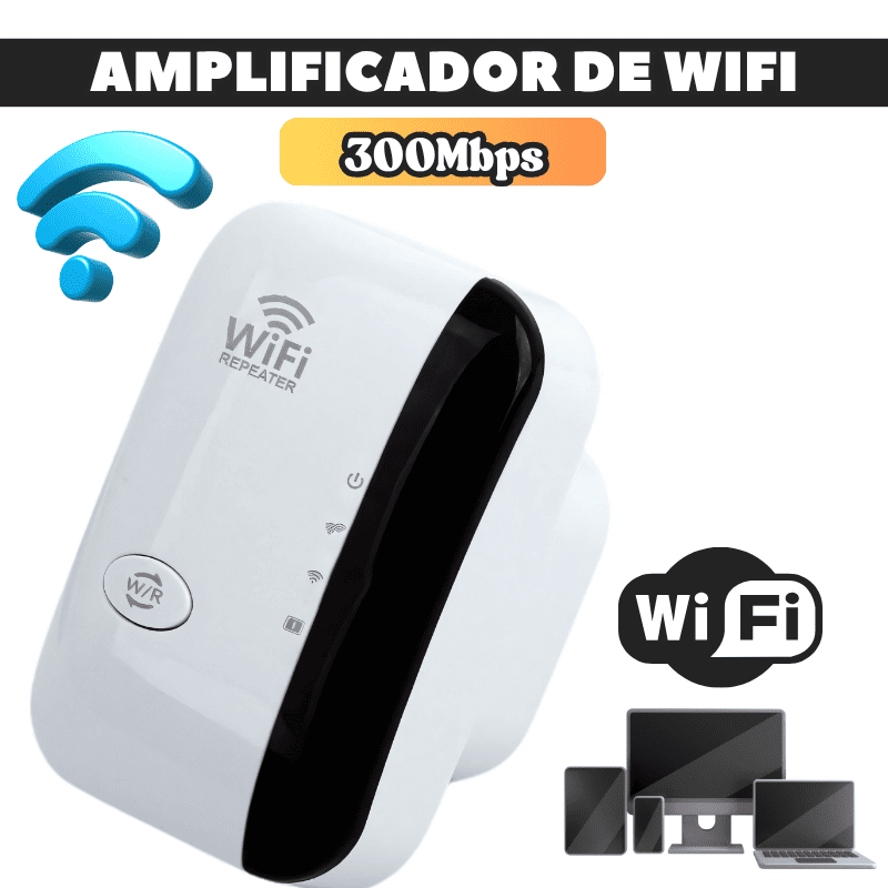 WiFiTurbo™ – Repetidor WiFi Potente para Toda la Casa | Amplificador de Señal con Instalación Fácil