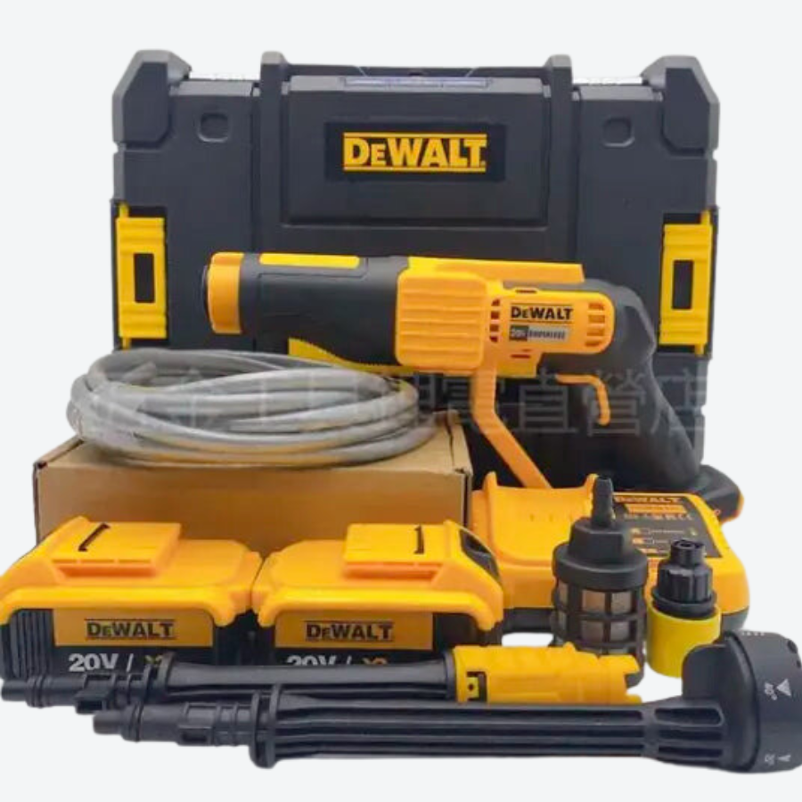 KIT ORIGINAL DEWALT: Hidrolavadora Portatil + ACCESORIOS + 2 baterias de regallo 48V - CIERRE DE LA TIENDA