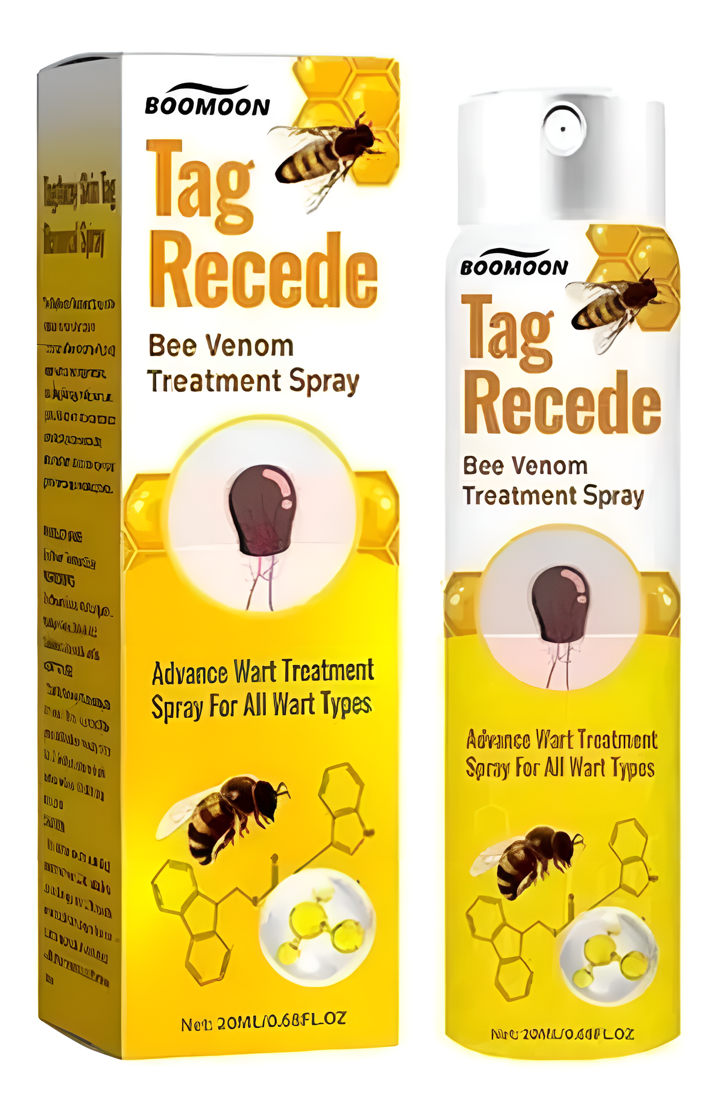 ¡NO ESPERES MÁS! COMPRA UNO, LLÉVATE DOS ⏰ SPRAY ELIMINADOR DE VERRUGAS - TAG RECEDE