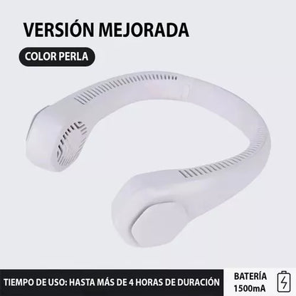 VENTILADOR DE CUELLO PORTATIL RECARGABLE
