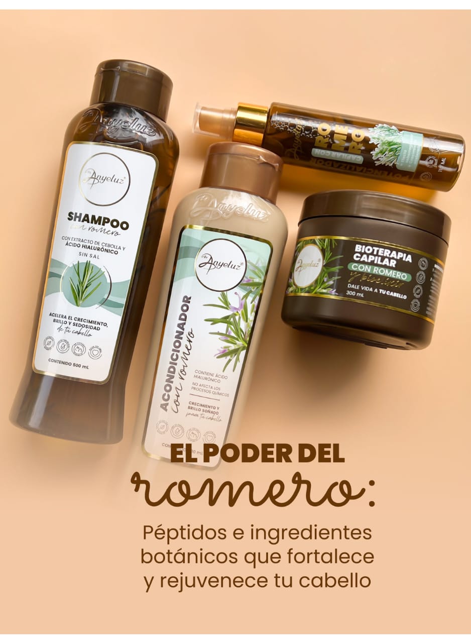 🌿PROMOCION KIT ANYELUZ✨SHAMPOO +ACONDICIONADOR+ POTENCIALIZADOR+ BIOTERAPIA