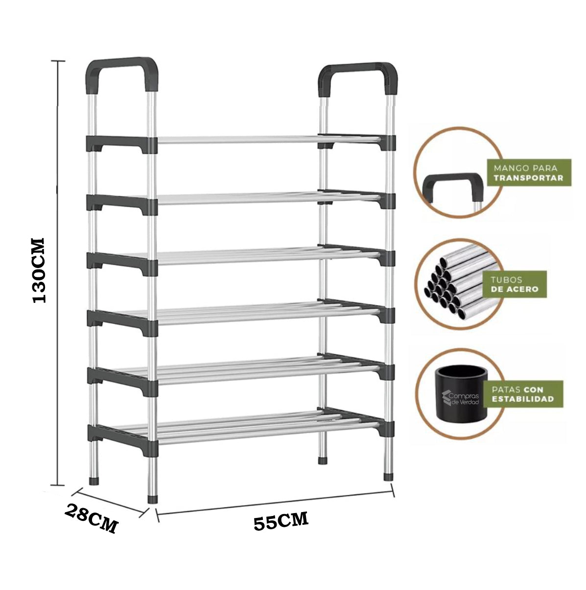 ¡¡ÚLTIMAS 10 PIEZAS!! - ZAPATERO ORGANIZADOR DE ZAPATOS 6 NIVELES