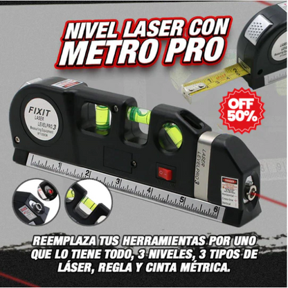 NIVEL LÁSER CON METRO PRO®