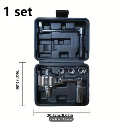 TorqueMaster™ – Multiplicador de Fuerza para Ruedas | Incluye Estuche Portátil y Llaves Intercambiables