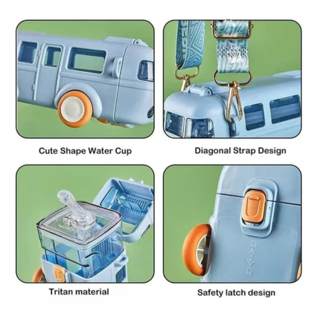 ¡POCAS UNIDADES - BOTELLA DE AGUA EN FORMA DE AUTOBUS