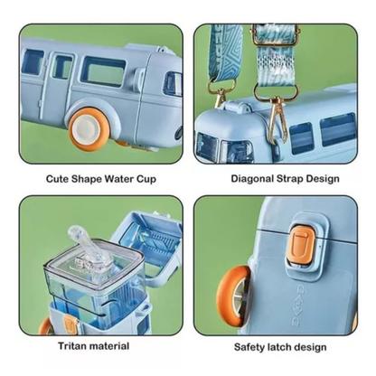 ¡POCAS UNIDADES - BOTELLA DE AGUA EN FORMA DE AUTOBUS