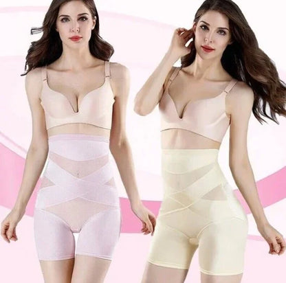 🔥 ¡CORRE QUE SE ACABA! 🔥 Nueva Panty faja de cintura alta, con compresión cruzada | Producto Exclusivo