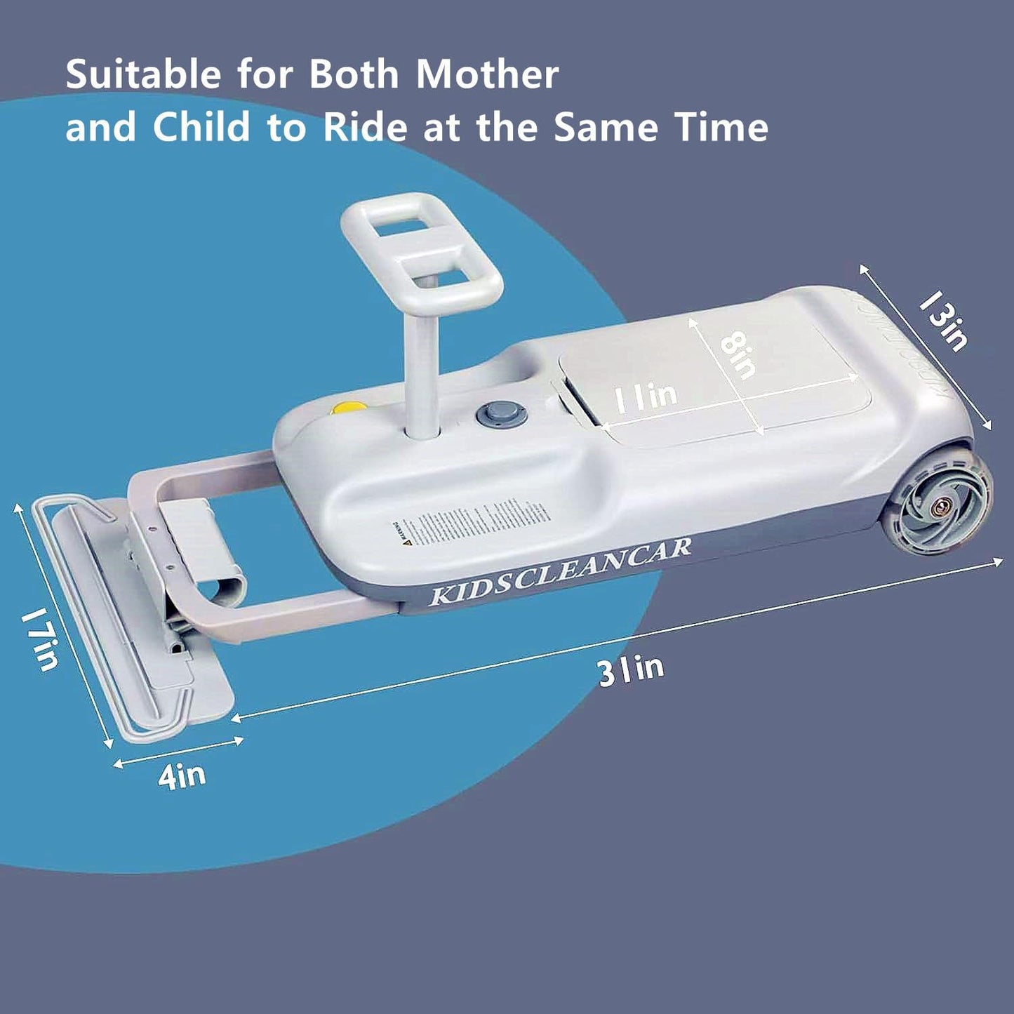 CARCLEENER DE 12V AUTO PARA NIÑOS-DIVERSION Y LIMPIEZA