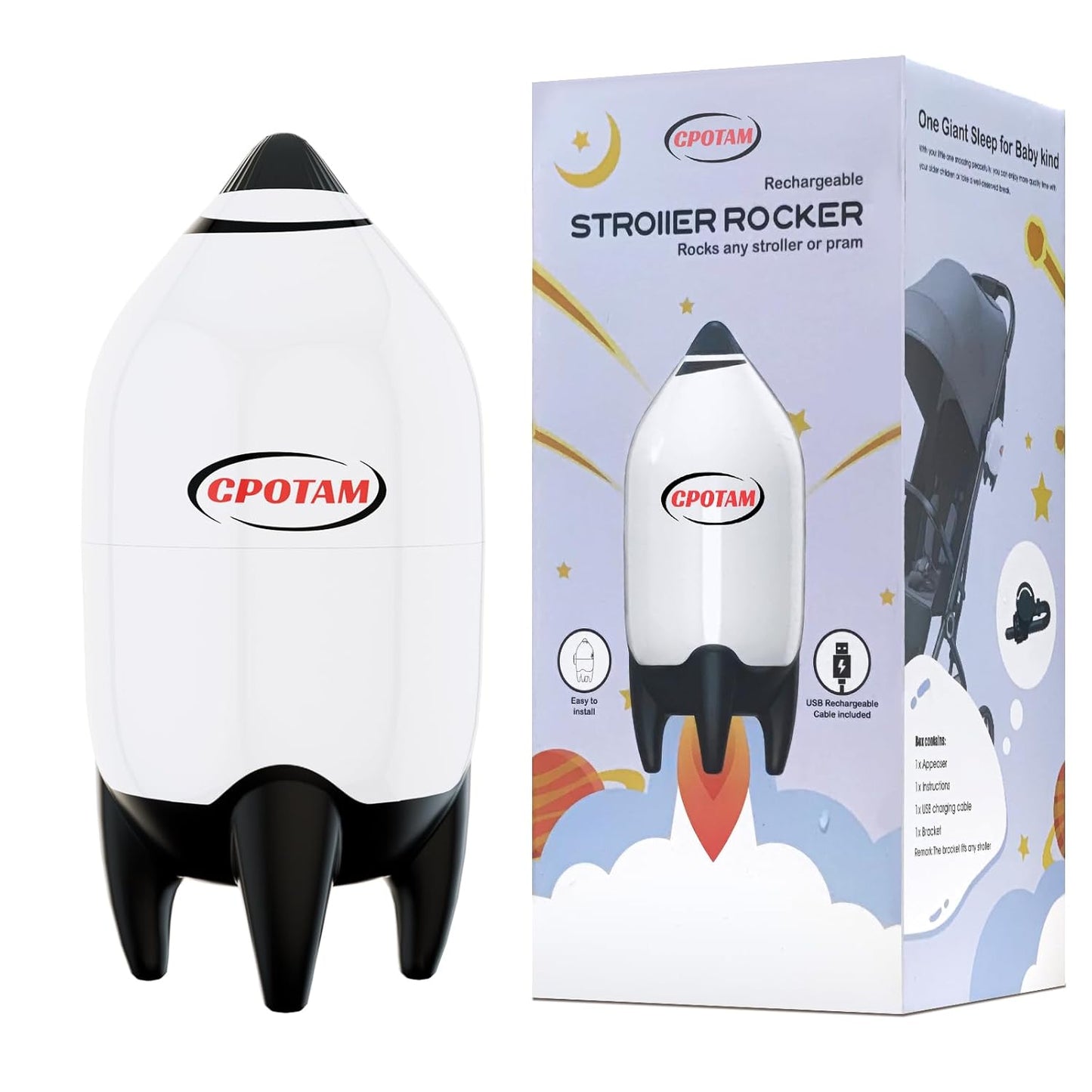 MECEDORA ROCKET AYUDA A BALANCEAR COCHE PARA DORMIR BEBES