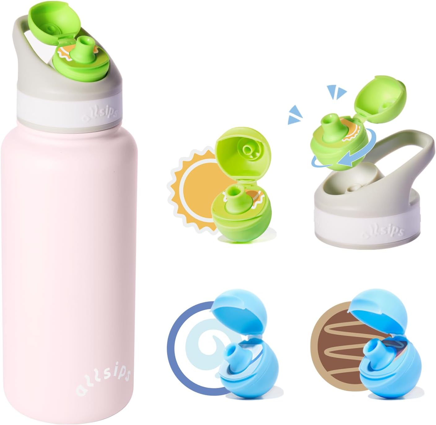 BOTELLA DE AGUA 32OZ-3 SABORES-CHOCOLATE,COLA,YOUGURT