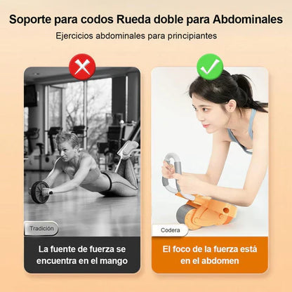 AB ROLLER AUTOMÁTICO™️ – Tonifica Tu Abdomen Desde Casa en Sólo Semanas | Gimnasio Portátil de Alta Tecnología