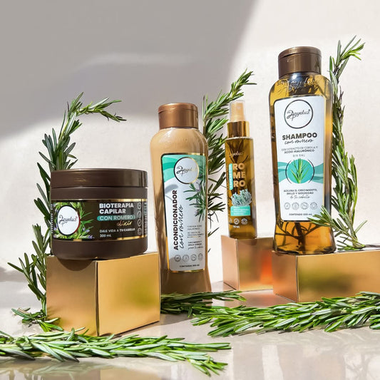 🌿PROMOCION KIT ANYELUZ✨SHAMPOO +ACONDICIONADOR+ POTENCIALIZADOR+ BIOTERAPIA