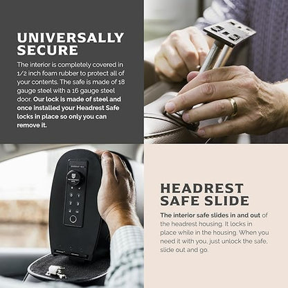 🔑✨ Guarda tus objetos de forma segura y discreta mientras conduces.