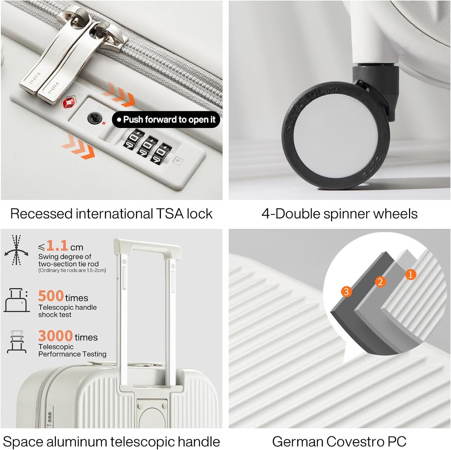 MIX MALETAS DE VIAJE CON SOPORTE CELULAR Y VASO