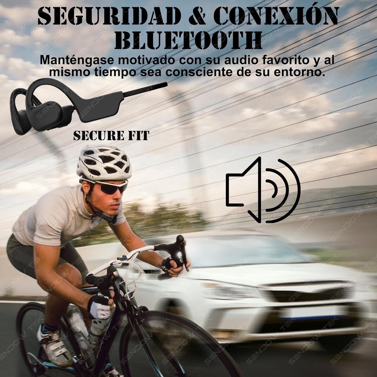 NO PIERDAS ESTA OPORTUNIDAD, ÚLTIMAS PIEZAS!! - AUDIFONOS DE CONDUCCIÓN ÓSEA U9🚲