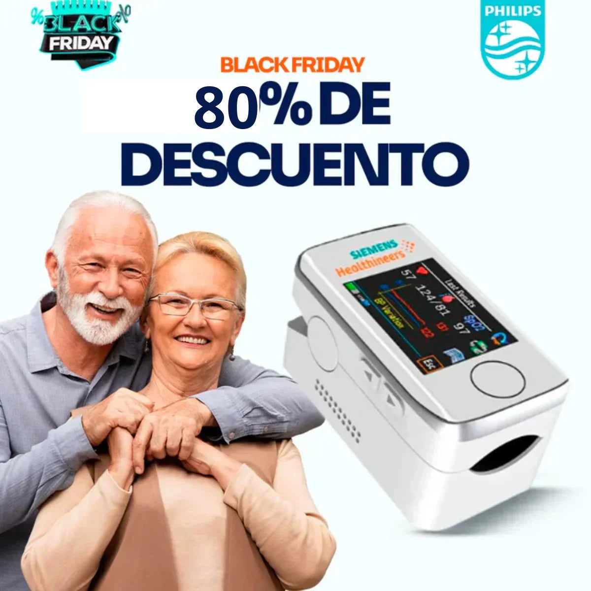 Oferta FLASH: Solo por las próximas 3 horas - Medidor de Glucosa en Sangre Multifunción Siemens 3 en 1, pulso, glucosa y presión + Envío gratis