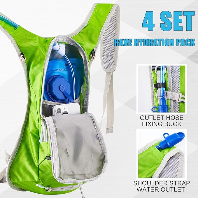 🎒🚵‍♂️ MOCHILAS DE HIDRATACIÓN CON DEPÓSITO DE 2L 💦🏃‍♂️