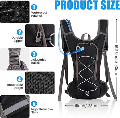 🎒🚵‍♂️ MOCHILAS DE HIDRATACIÓN CON DEPÓSITO DE 2L 💦🏃‍♂️