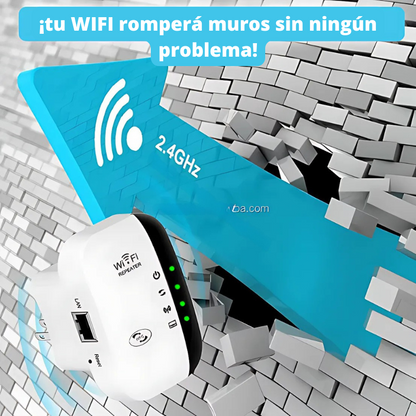 WiFiTurbo™ – Repetidor WiFi Potente para Toda la Casa | Amplificador de Señal con Instalación Fácil
