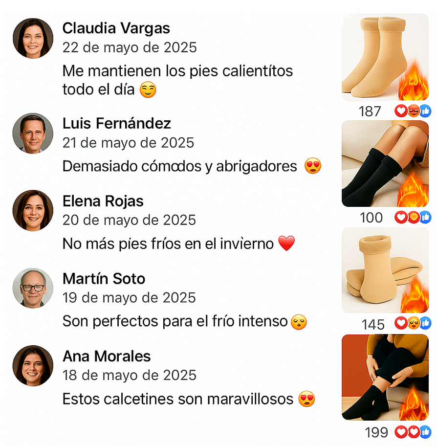 ¡COMPRA AHORA Y LLEVA 2 PARES! Calcetines Térmicos HOY y olvídate del frío por todo el invierno ❄️