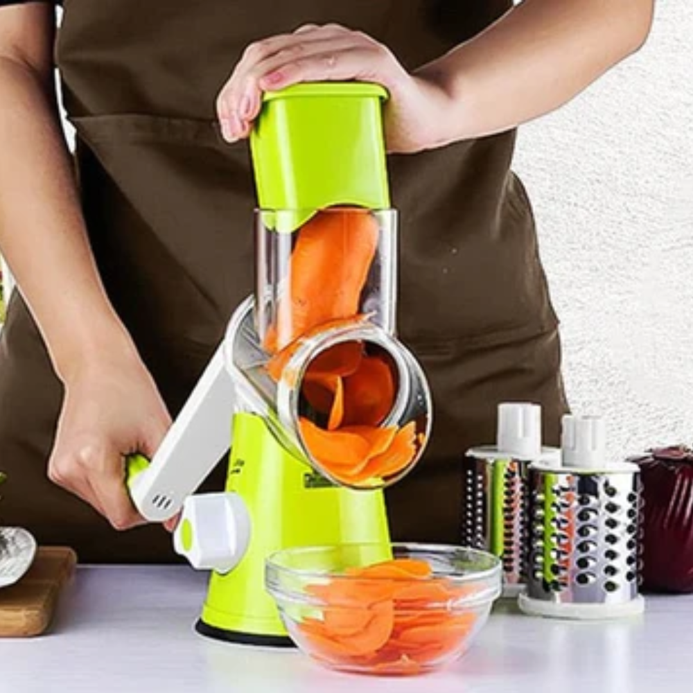 Cortador Rallador y Fatiador Profesional 3 en 1