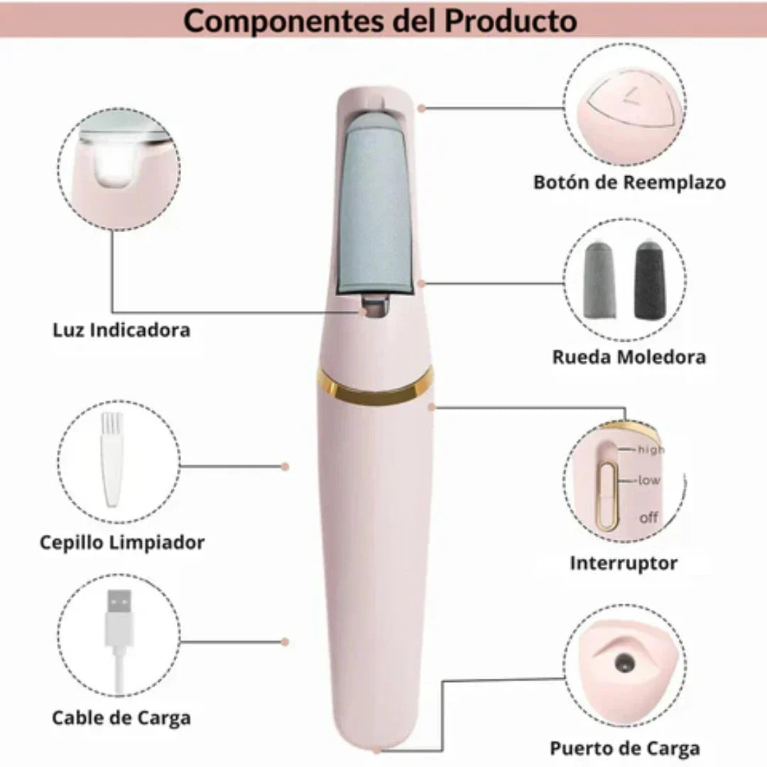 ÚLTIMAS UNIDADES, ¡NO PIERDAS LA TUYAS! Removedor de callos Recargable🦶😍