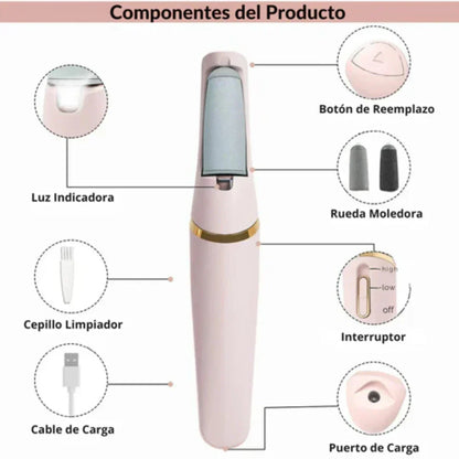 ÚLTIMAS UNIDADES, ¡NO PIERDAS LA TUYAS! Removedor de callos Recargable🦶😍