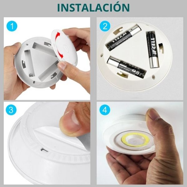 Ecoluz® - Luces Led Inalámbricas X3