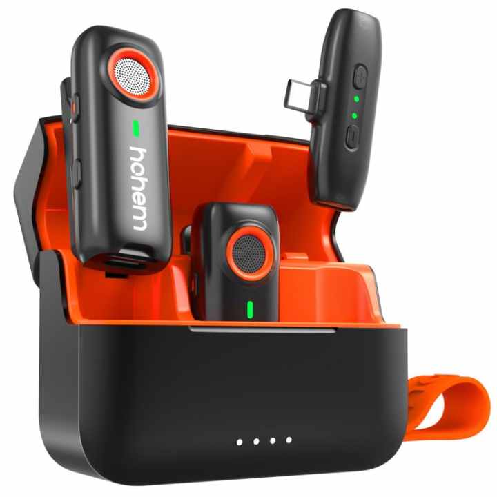 🎤🔊 HOHEM MICRÓFONO LAVALIER INALÁMBRICO – CALIDAD DE SONIDO PROFESIONAL 🎶✨