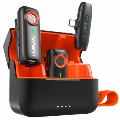 🎤🔊 HOHEM MICRÓFONO LAVALIER INALÁMBRICO – CALIDAD DE SONIDO PROFESIONAL 🎶✨