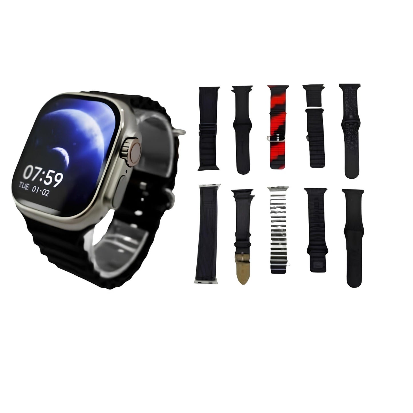 [2 REGALOS INCLUSOS] Smartwatch s300 ULTRA 2™ + REGALOS (AirPods + 10 Pulseras)