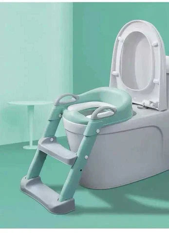 Adaptador inodoro con escalera para niños🚽