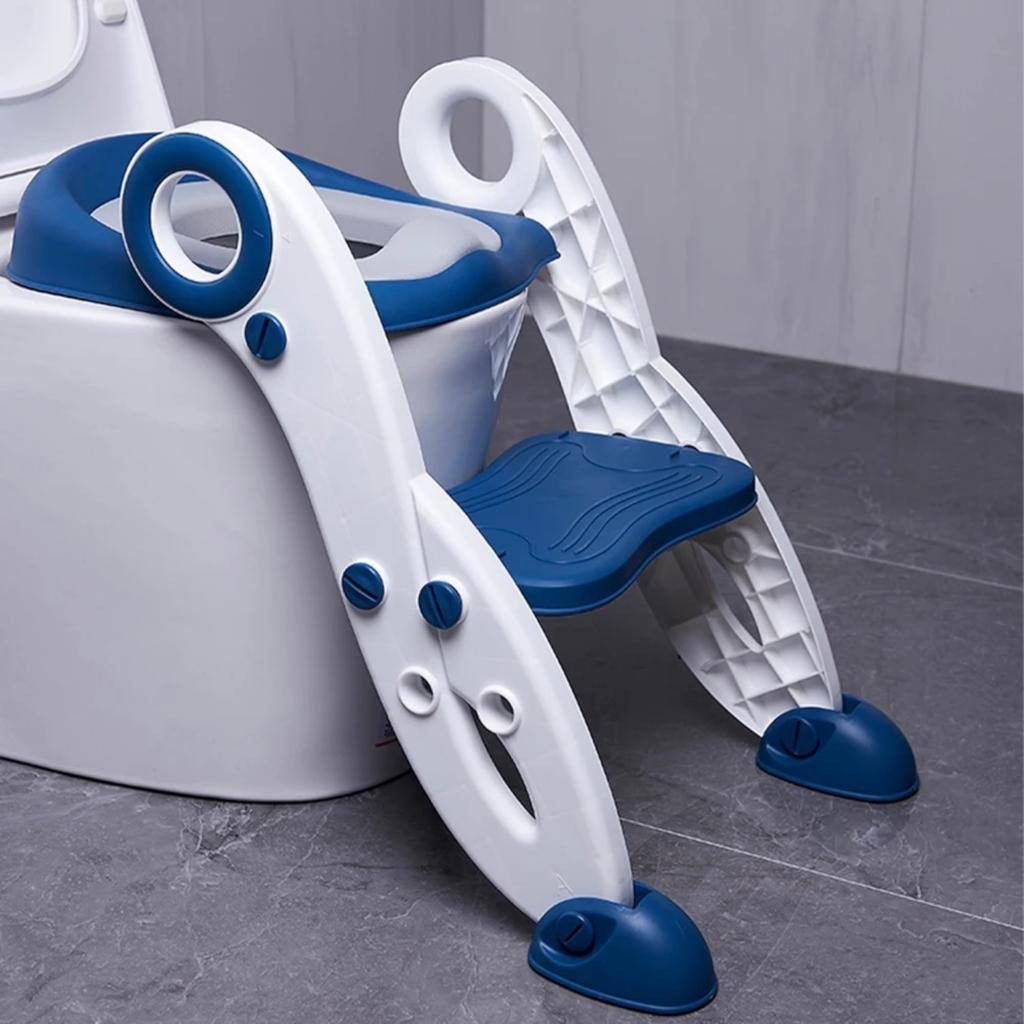 Adaptador inodoro con escalera para niños🚽