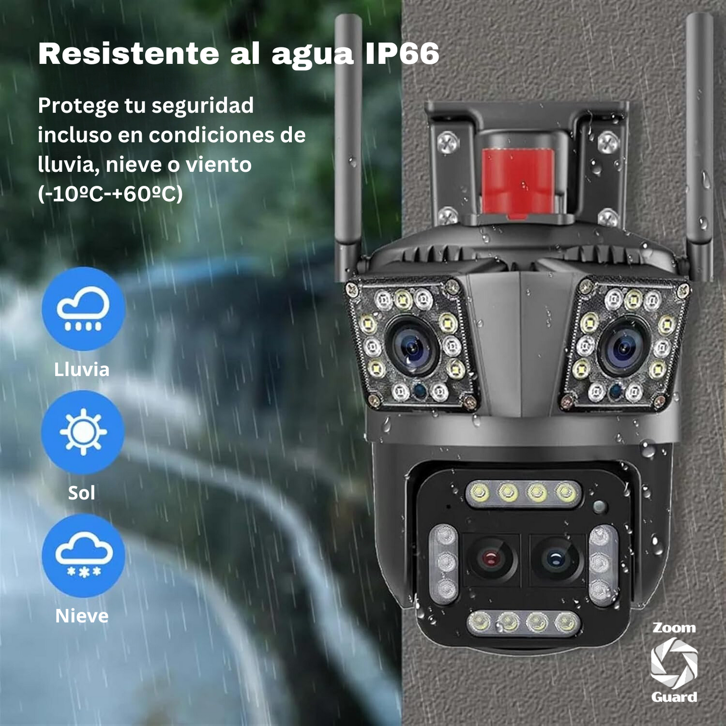 Oferta FLASH: Solo por las próximas 3 horas - Zoom Guard: Cámara seguridad WiFi