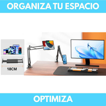 Brazo360°™ – Soporte Articulado para Celular y Tablet