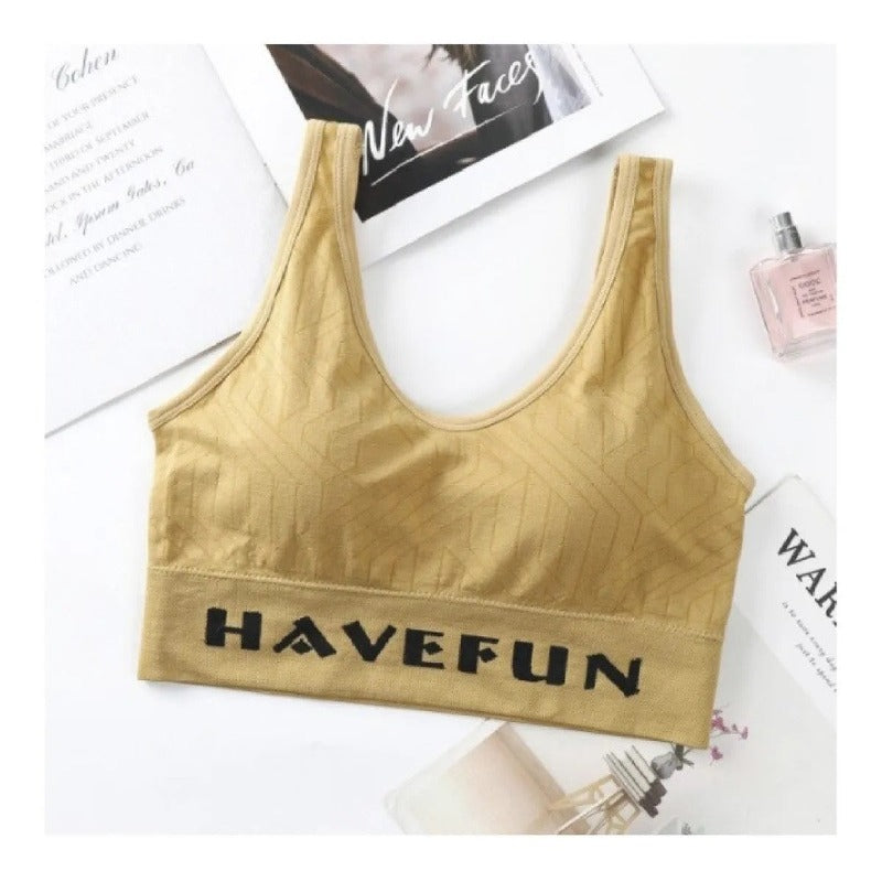 Top Corto Sin Costuras para Mujer