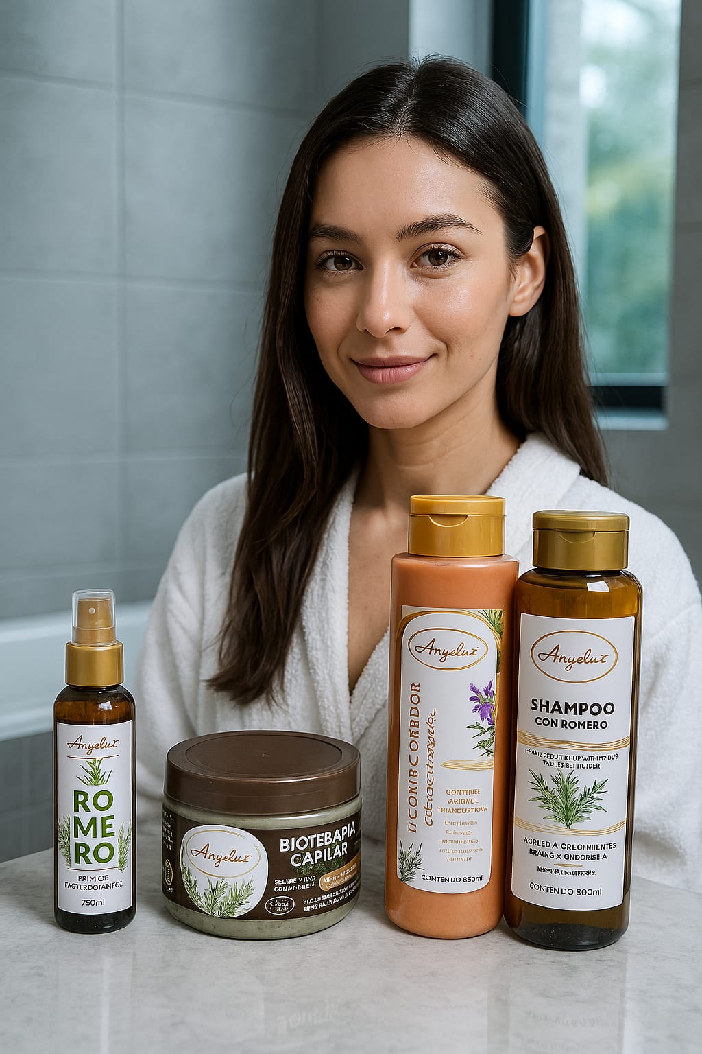 🌿PROMOCION KIT ANYELUZ✨SHAMPOO +ACONDICIONADOR+ POTENCIALIZADOR+ BIOTERAPIA