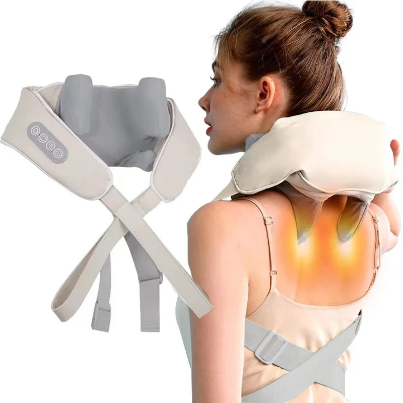 Massage Shawl 3D – Masaje profundo con calor sin cables