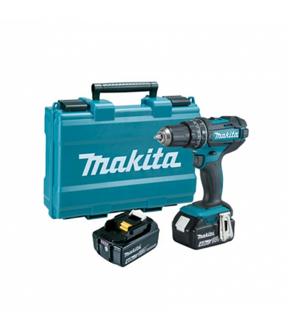 KIT MAKITA: TALADRO DE ALTO IMPACTO + ACCESORIOS + 2 BATERIAS 48v